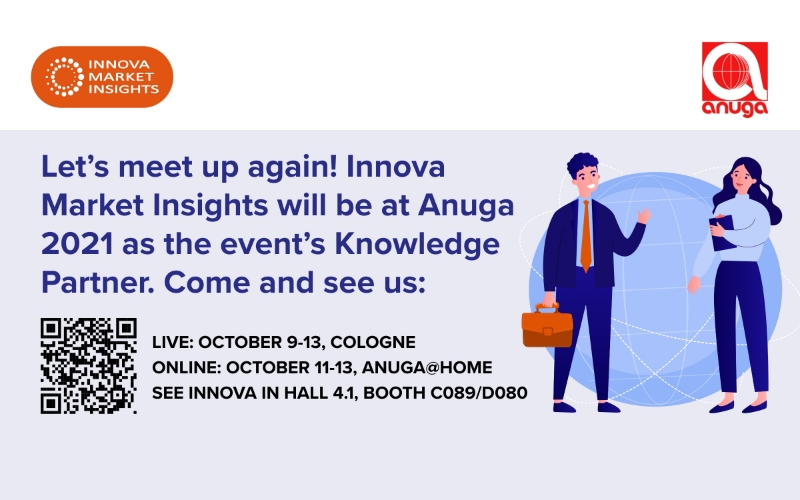 innovatrending's tweet photo. Innova is Knowledge Partner at #Anuga starting 9 October, for both the live and online events. We are excited to be revealing three of Innova’s Top Ten Trends for 2022 at Anuga! Don’t miss it and register here: https://t.co/8NoORBr8h2
#InnovaTrending #Anuga #TopTenTrends https://t.co/9OyWitO340