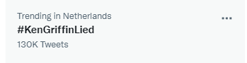 Artii__'s tweet photo. #kengriffenlied is trending in the Netherlands! #AMC #GME #APESNOTLEAVING https://t.co/htmICbfvGv