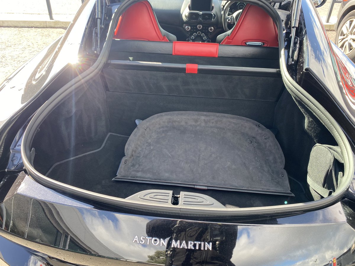 HenryMcKean's tweet photo. “Listen to that purr!” We go all out #007 and get to ride a #JamesBond @astonmartin @PatKennyNT with @AntonSavageShow this hour @NewstalkFM @007 #JamesBondWeek https://t.co/CCkyJ0kqnq