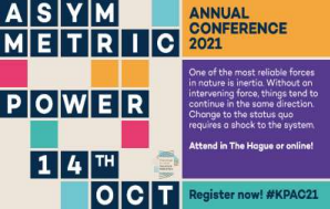 Join our session "Living the Risks, Owning the Outcomes: Redefining Success of PVE Programming in the Sahel" on 14 Oct at #KPAC21! 
The theme is #AsymmetricPower, tackling issues like unequal power distribution, decolonization of aid &amp; more. 
Register now👉bit.ly/3EyRdxn
