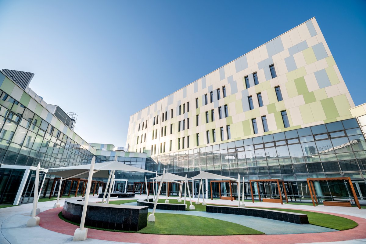 unec_co's tweet photo. REEM HOSPITAL, located in Abu Dhabi, is a modern &amp; highly specialized Rehabilitation Centre with Children &amp; Women Hospital and a Family Medical Centre.

Client: Blue Apple Hospital LLC / Vamed Emirates LLC
Consultant: HPD OS Ltd.

#UNEC #Engineering #Construction #AbuDhabi https://t.co/brRMqrEwYD
