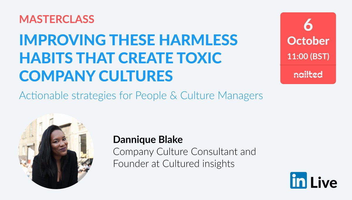jesuscervi's tweet photo. Qué fácil es colaborar cuando se comparte la visión🤝

@CulturedDanni junto a @Nailted en esta #Masterclass sobre los hábitos que crean una #culturatóxica 
Invitación 👇

https://t.co/Bm8LMTmT28 https://t.co/THMwUKIrpx