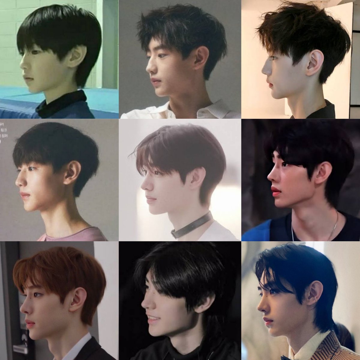 heeseungable's tweet photo. #SUNGHOON's side profile all throughout the years https://t.co/1iBvC9OMNA