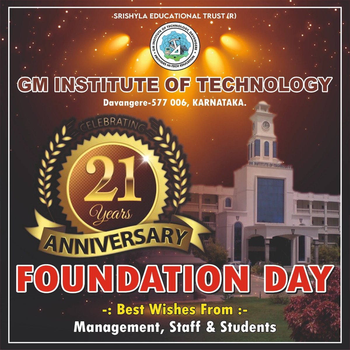 GM Institute of Technology, Davangere tweet media