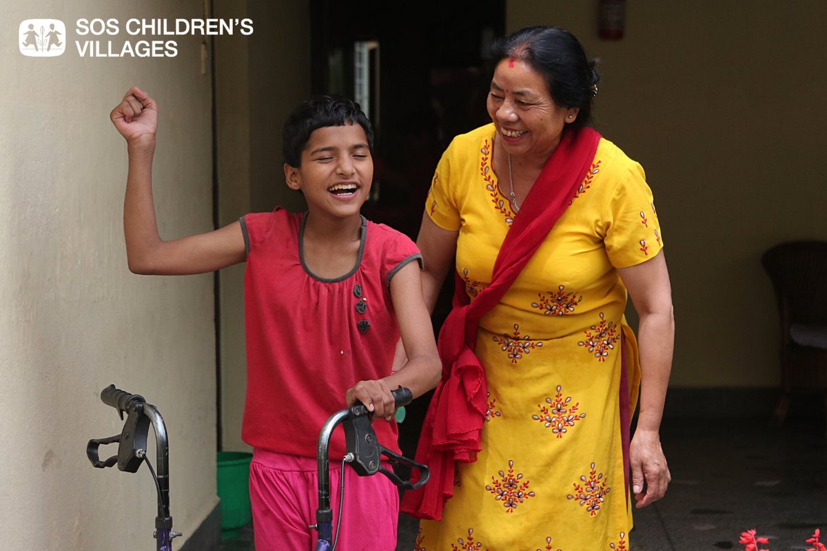 SOSChildrenUSA's tweet photo. Saraswoti has been an SOS #mother with @SOSCVsNepal for more than 30 years! 

SOS #Jorpati opened in 1981 to provide special care, treatment and support to #children living with #disabilities. Today, more than 70 children and young people are growing up there! https://t.co/mVDChONEPa