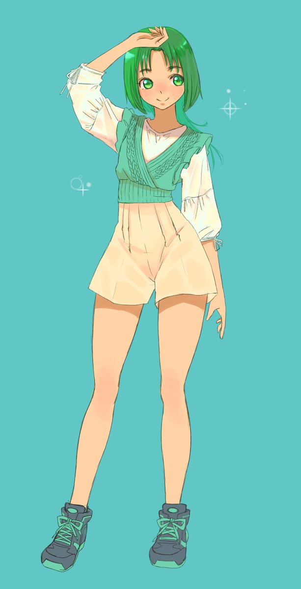 緑川なお 「#秋元こまちさんはどう描いてもかわいい

いまだ、納得いく可愛さには至らない自分」|JJ(獅子つつし)のイラスト