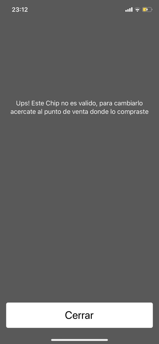 trincillo's tweet photo. @AyudaMovistarCL ayuda me llego el chip y me aparece este mensaje .. 
persona que me lo trajo me indicó eñ cambio del chip y apagarlo toda la noche https://t.co/0qro0YMH7j