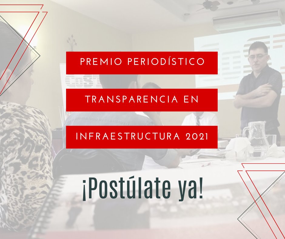 CostHonduras's tweet image. Periodistas y comunicadores sociales de Honduras pueden postular sus trabajos periodísticos para el Premio Periodístico Transparencia en Infraestructura 2021.

🗓 Fecha límite de postulación: 22 de octubre 

Más detalles aquí ⬇
costhonduras.hn/2021/07/28/lan…