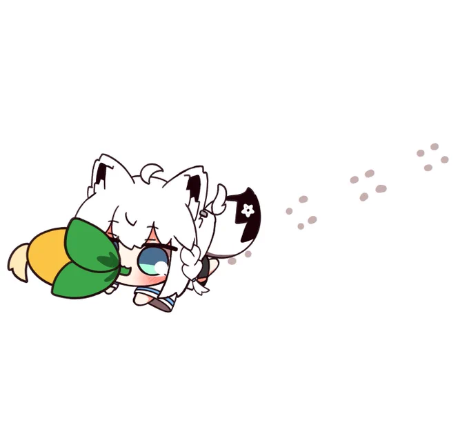 コンコンブレード描いたら、ただのコーン咥えた猫になってしまった🌽🐱
#絵フブキ https://t.co/YTFpl7nXVM 