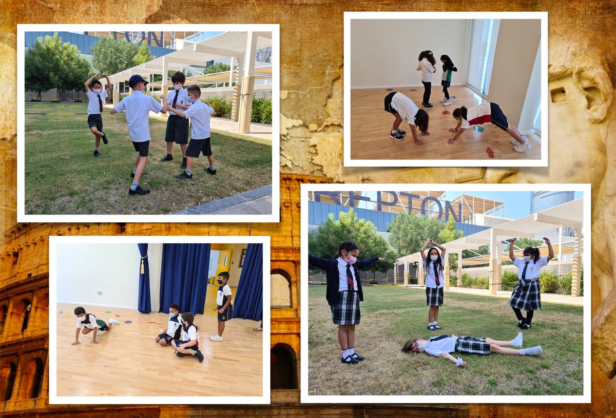 MrMartinRAD's tweet photo. We have had so much fun making 'tableau' freeze frames to recreate key scenes from the Legend of Romulus and Remus. Great acting, @ReptonADYr4  Sapphires! https://t.co/uAgvFm2hGP