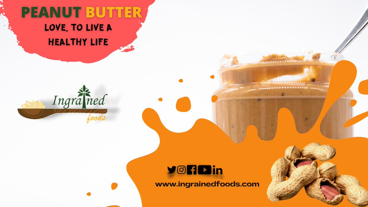 FoodsIngrained's tweet image. #ingrainedfoods #peanutbutter #allnatural #classic #chocolate #creamy #crunchy #Twitterposts #trendingtopics #trendingnow #indian #vocalforlocal #healthy #fitness #vegan #amazon #flipkart #wellness #healthyeating #nutrition #healthylifestyle #Twitter #TwitterIndia