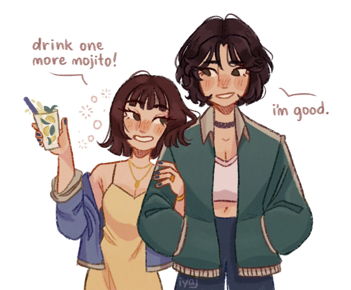 artlliya's tweet image. girls&apos; night out in jeju.

#squidgame #squidgamefanart #artph #artistsontwitter