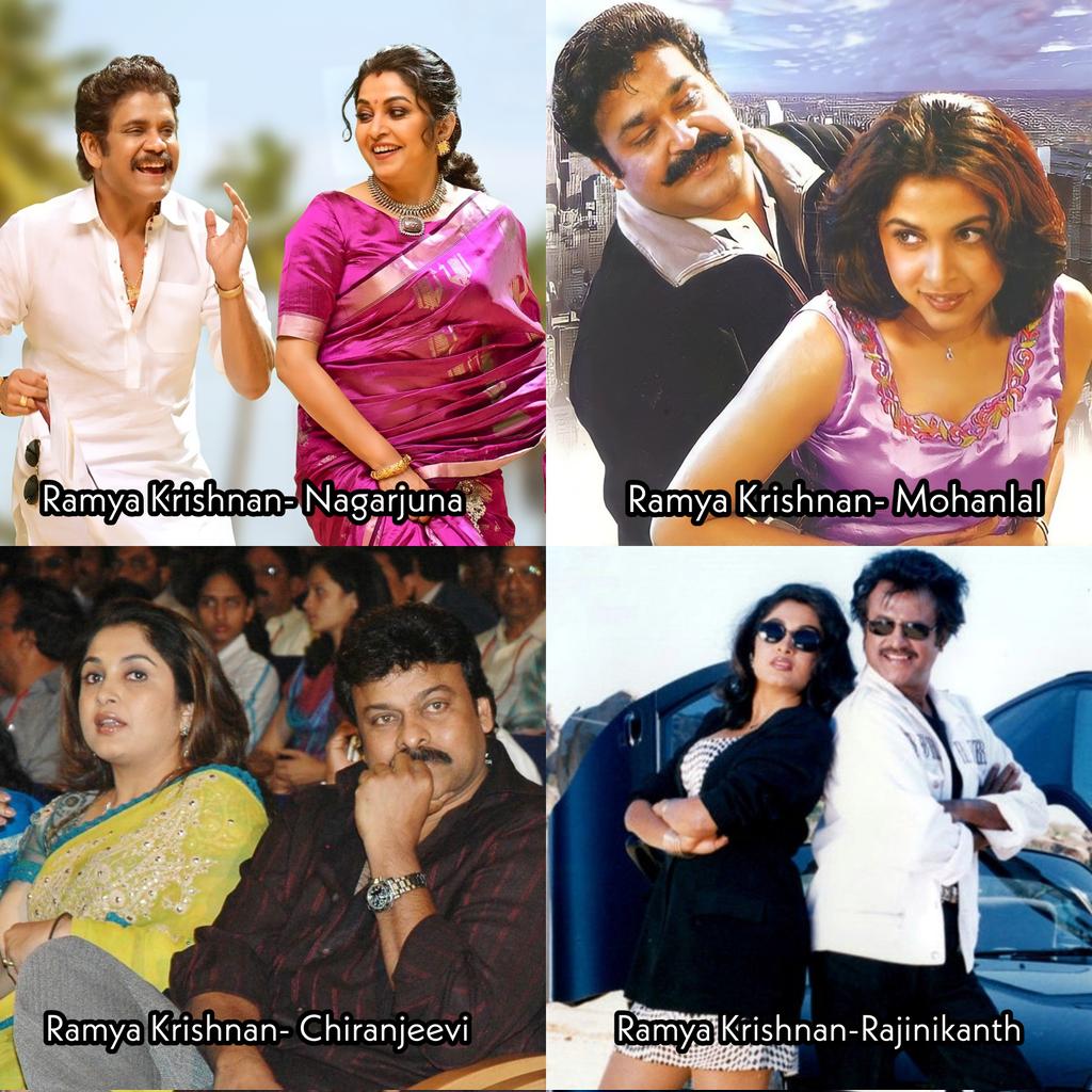 iam_Dipali1's tweet photo. Which Is Your Favourite Pair??
Comment Below 🙂
@meramyakrishnan @iamnagarjuna 
@KChiruTweets @Mohanlal @rajinikanth

#ramyakrishnan #nagarjuna 
#chiranjeevi #Mohanlal #rajinikanth https://t.co/e7tzO3chuT