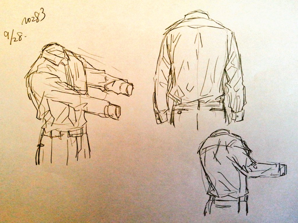 #1日1模写 283/365 