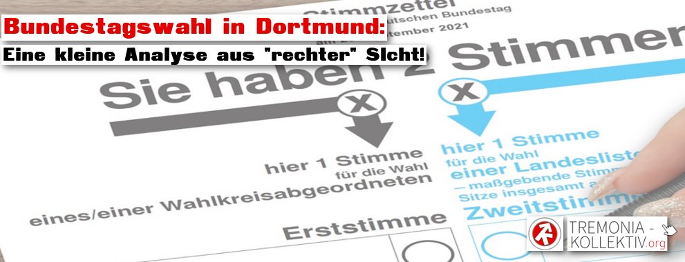 Die diesjährige #Bundestagswahl ging über die Bühne. Wir schauen uns auf unserer Webseite die Ergebnisse der nationalen, rechten oder vermeintlich rechten Parteien an und schätzen diese ein - insbesondere auch mit den Zahlen für #Dortmund. Zur Analyse:
tremonia-kollektiv.org/2021/09/27/bun…