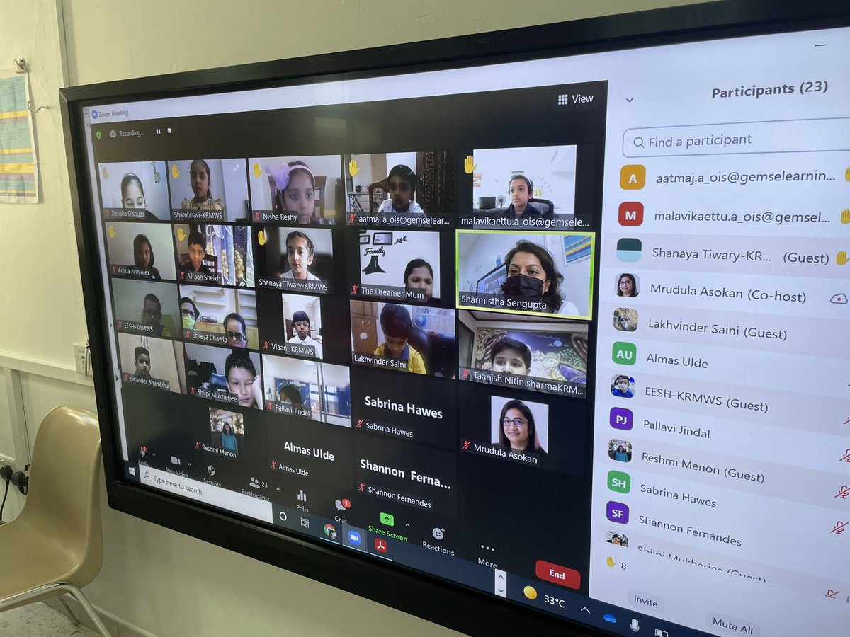 My little angels from KG collaborating with KG students at KR Mangalam World School.