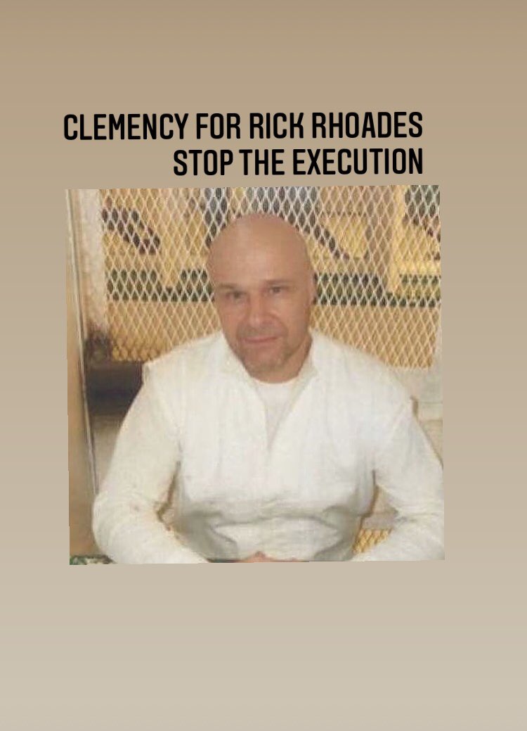 Attika_t's tweet photo. #Texas
Execution Day -
Stop execution of #RickRhoades
Contact Gov. Abbott.
https://t.co/Fjme3RL1CH
@GovAbbott @GregAbbott_TX
Execution: September 28th
More on Rick Rhoades.
See and Talking point here: https://t.co/55fxB5Mmf3
#SaveRickRhoades https://t.co/awWVjIG8WC