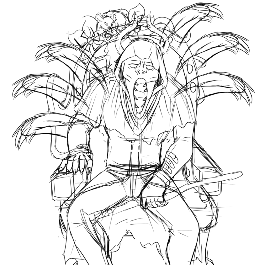 the lineart for this is gonna be fun oml 