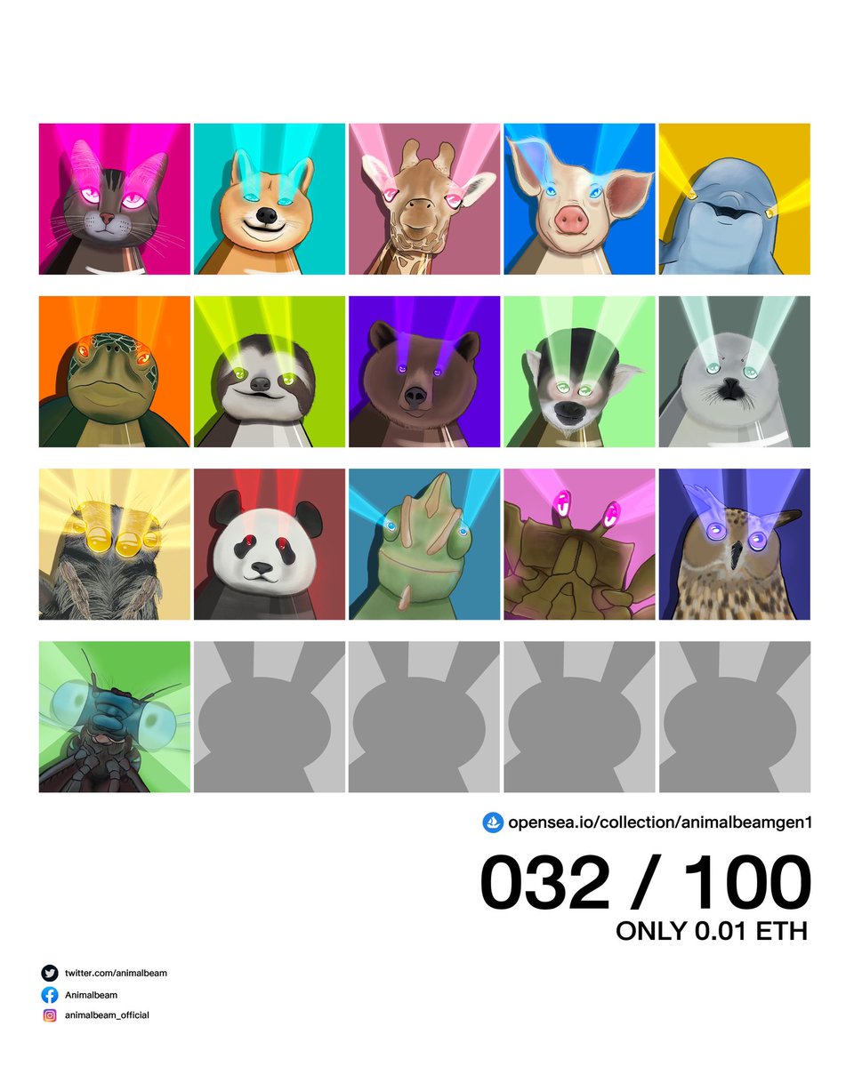 animalbeam's tweet photo. @NFT_collection_ New special available 

Support me >>> https://t.co/nBg4pg5fv8
Follow>>>
twitter : /animalbeam
facebook : /animalbeam
instagram : /animalbeam_official https://t.co/uX9jhHcoGL