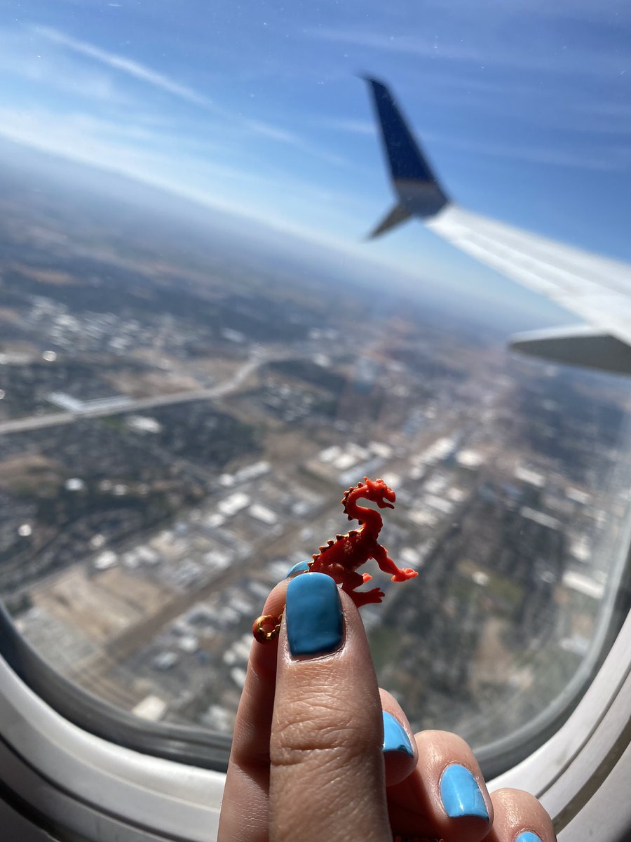 RubyAngel202's tweet photo. My son gave me his tiny dragon who he named “recycle” to take on my trip to #takeoverdenver I had to document. @twentyonepilots @joshuadun @tylerrjoseph #takeovertour https://t.co/sw95Xa0fp0