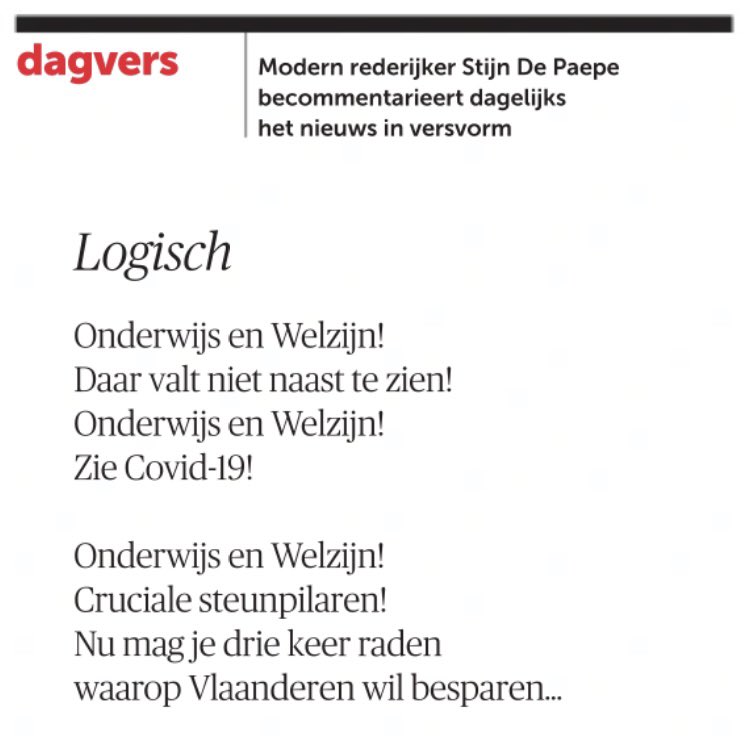 Septemberbesparing
✂️ 
#septemberverklaring 
<a href="/demorgen/">De Morgen</a>: