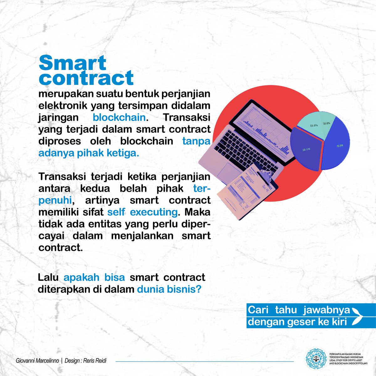 Indo_CryptoLaw's tweet photo. Smart contract memiliki fitur-fitur yang menarik. melalui kecanggihan tersebut perusahaan dapat memanfaatkan fitur smart contract tersebut. lalu bagaimana dan apa saja fitur yang dapat di implementasikan dalam bidang perusahaan. https://t.co/Xt4jnK0UEO