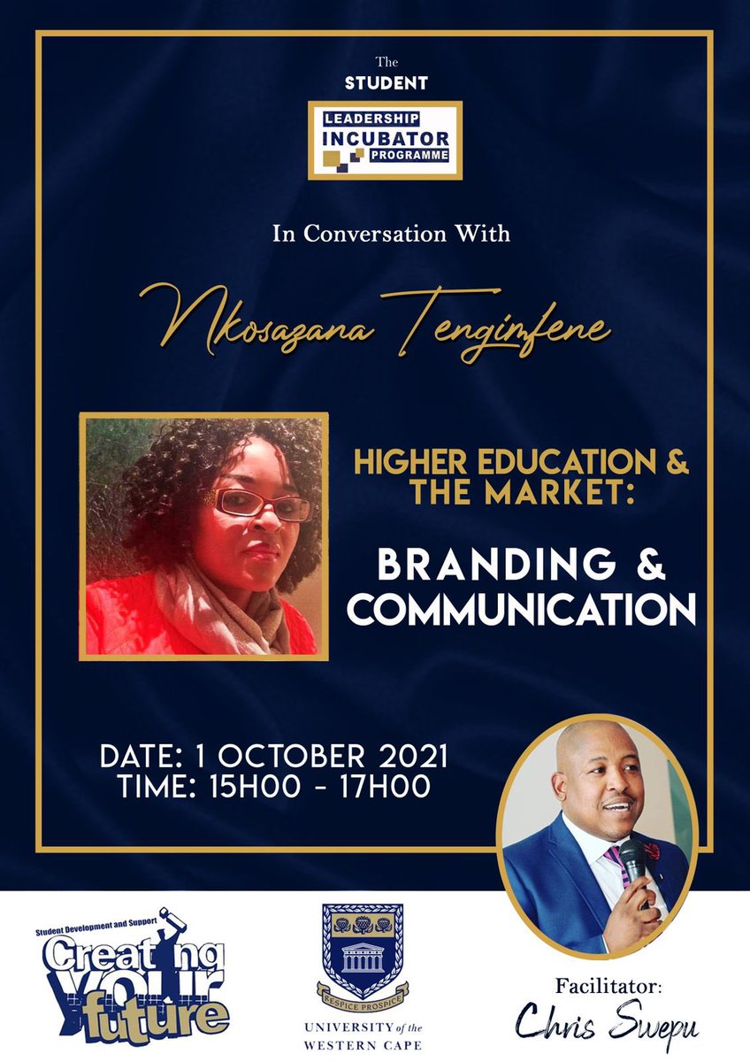 uwcsds's tweet photo. Our SLIP Programme will be hosting a branding and communication session
#WeareSDS #CreatingYourFuture https://t.co/oCQd8rhXsA