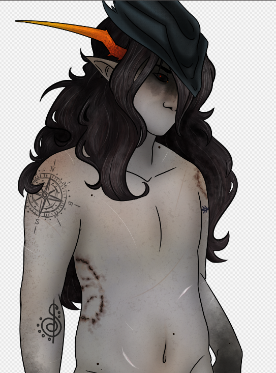 pyropinkfish's tweet photo. fantroll wip but look, a man. https://t.co/OZWKSxYn67