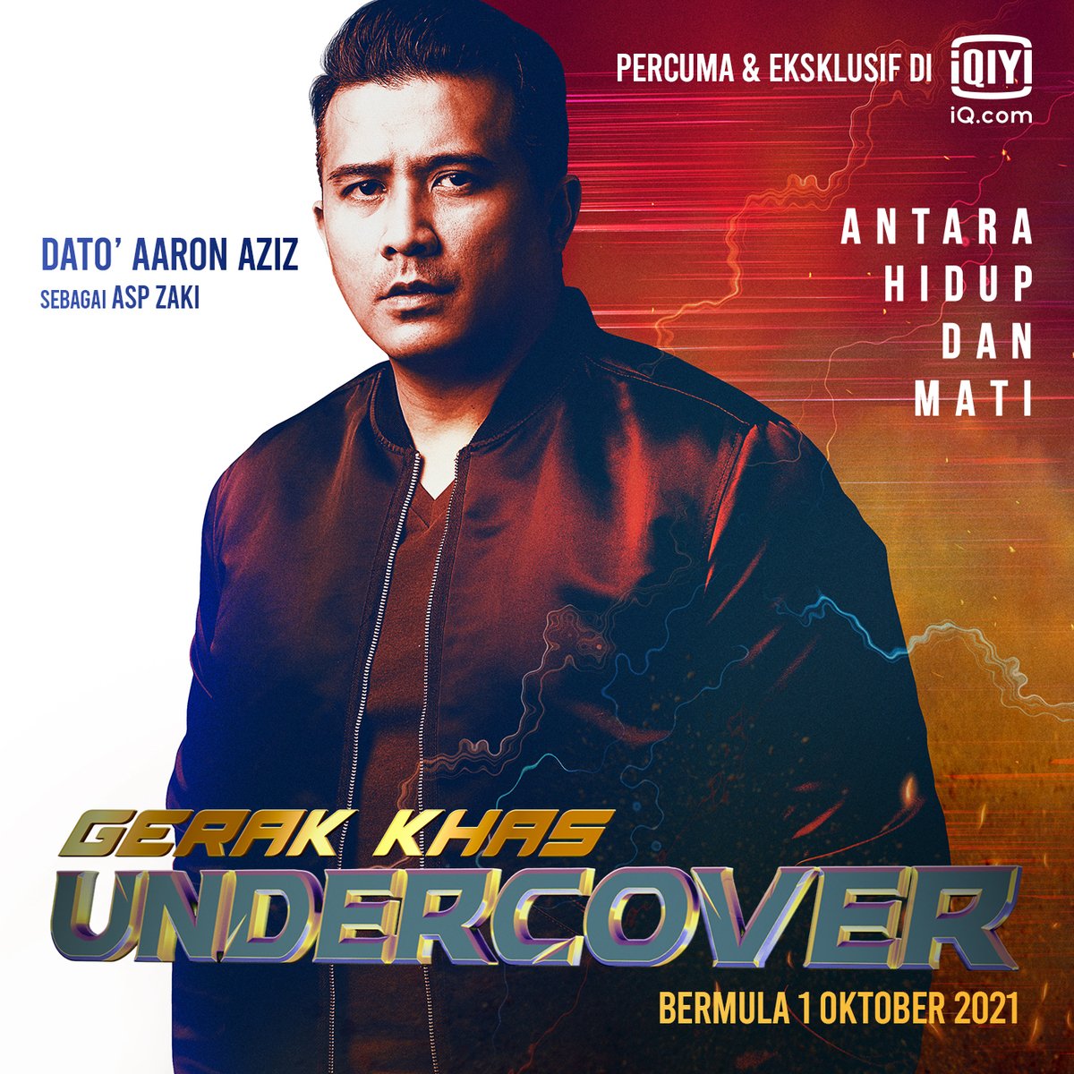 iQIYIMalaysia's tweet image. Undercover squad, ready! 1 OKTOBER - nantikan #GerakKhasUndercover lakonan #ElizabethTan #AaronAziz #ErraFazira, strim PERCUMA &amp;amp; EKSKLUSIF di #iQiyi