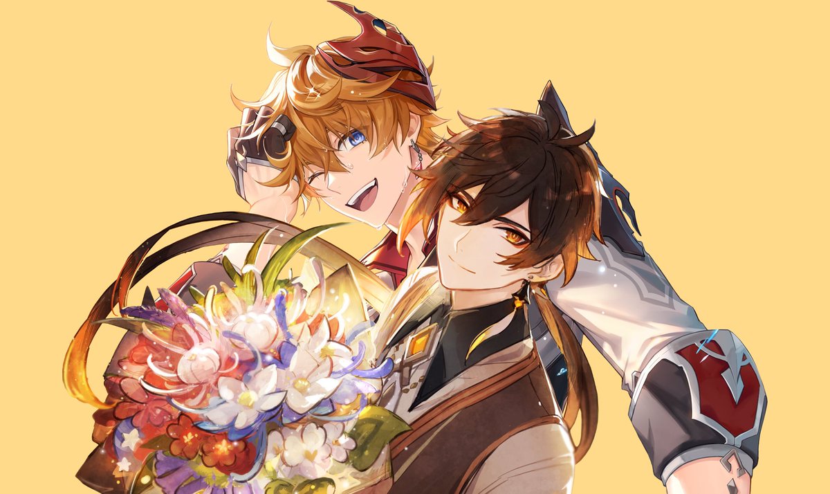 HoneymoonChili's tweet photo. #morax #rexlapis #zhongli #childe #tartaglia #akax #tartali #gay GAY GAY HOMOSEXUAL GAY https://t.co/lEASTmejOE