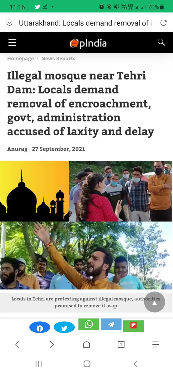 What the hell happening in india. Why didn't the police remove illegal construction. #RemoveTehriMosque @YogiDevnath2 @beingarun28 @TheDeepak2020In