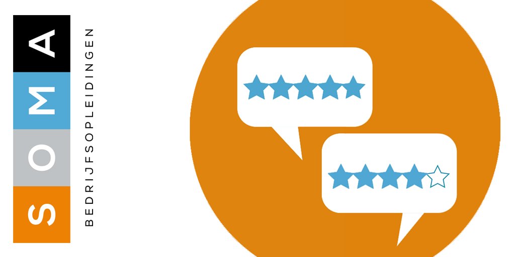 Kun je ons helpen? Ervaringen van anderen zijn heel belangrijk. Heb je de afgelopen periode een cursus/opleiding bij ons gevolgd, schrijf dan een recensie op google! 😀 Mocht dit niet lukken, stuur dan je ervaring naar info@somabedrijfsopleidingen.nl Bedankt! #review