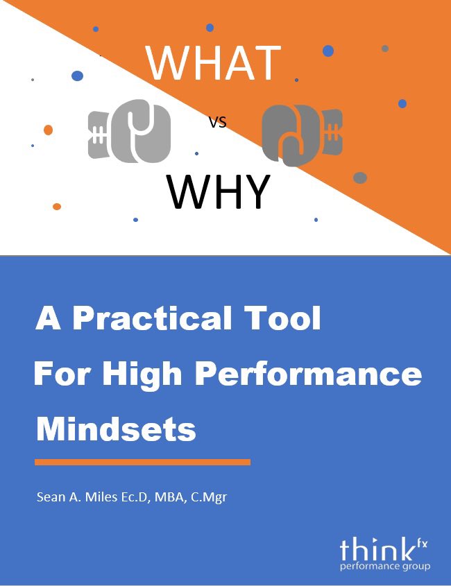 Ask what needs to be done instead of why something happens to focus mindset. Our white paper shows how. #yyc #yeg #yql #yvr #sfo #leadership