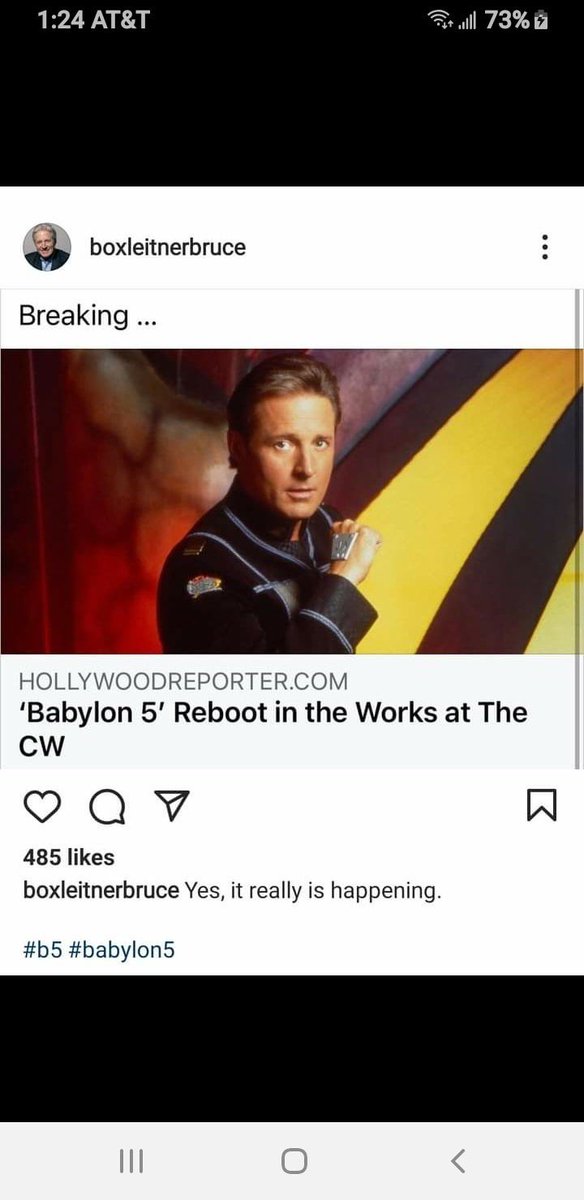 The return of Babylon 5 may be upon us soon! @boxleitnerbruce #babylon5 @TheCW #starkiller