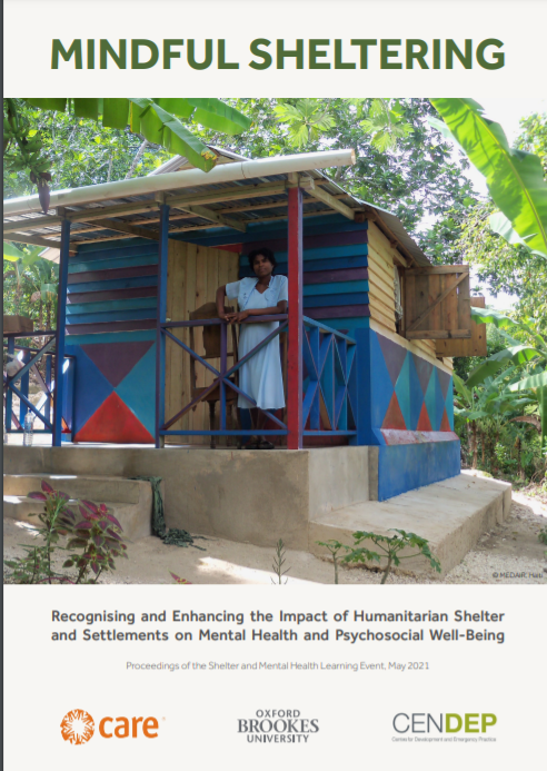 mhpss's tweet photo. Recognising and Enhancing the Impact of Humanitarian Shelter &amp; Settlements on #MentalHealth and Psychosocial Well-Being 🌎 
Proceedings of the Shelter &amp; Mental Health Learning Event, May 2021.

Download 🔗  https://t.co/FqJAtpMTze https://t.co/7ph9u07g1B
