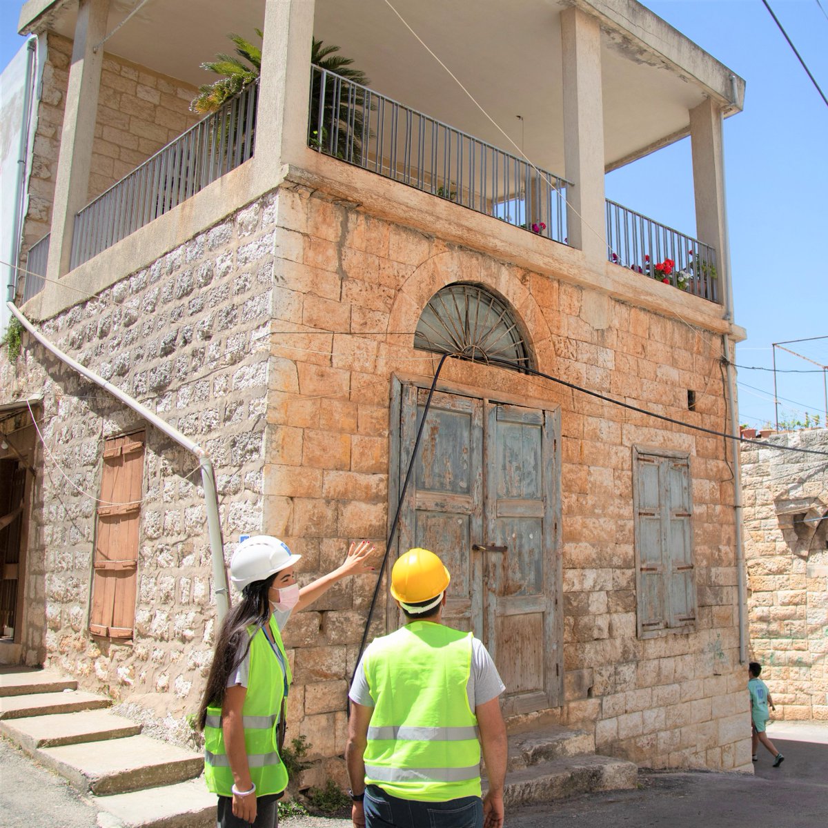 UNDP_Lebanon's tweet photo. “We hope that this intervention will attract visitors & improve our sales.” - Soraya
To support the livelihoods of #Amioun's people thru #tourism, we are rehabilitating the roads & facades of the historical houses & shops to preserve the precious #heritage & boost local economy. https://t.co/svWSAA7I3B