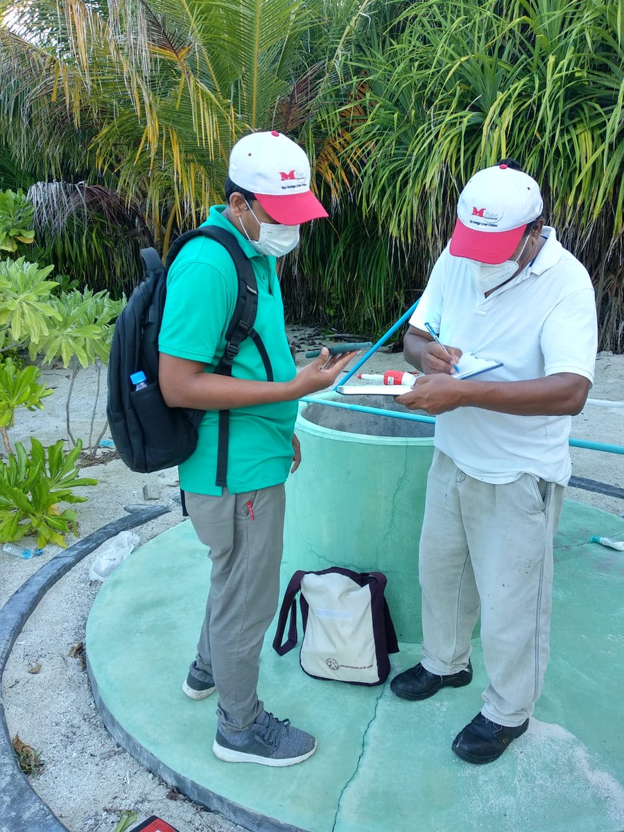 MoEnvmv's tweet photo. Groundwater quality assessments ongoing in Th. Kandoodhoo under the GCF funded water project.

#WATSAN #Water #Fenfahi #GCF #GroundWater #Aquifer @theGCF @UNDPMaldives @lgaMaldives https://t.co/5o7gDvrPLX