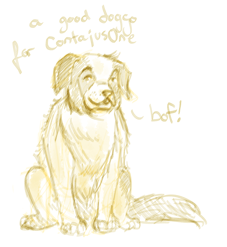 KeySketches's tweet photo. started streaming some art shenanigans in an attempt at drawing more frequently/focusing a little better when drawing...~ here's a saint bernard for twitch user ContajusOne :3 woof! https://t.co/fP9yPpSw7C