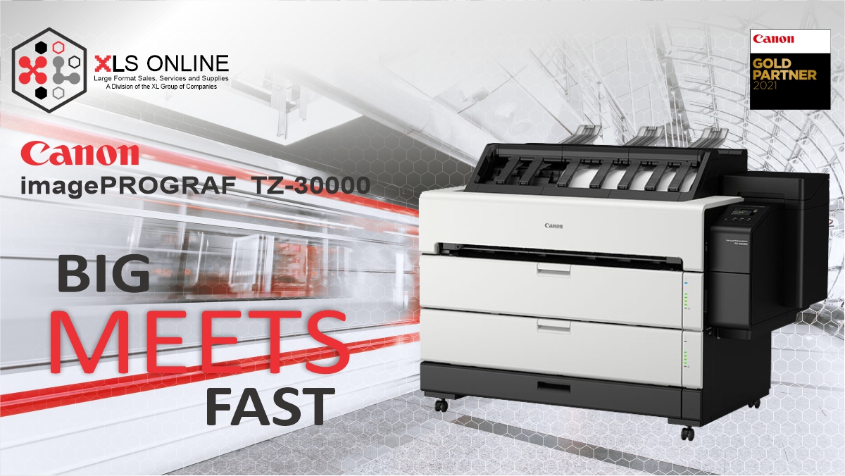 XLSolutions1's tweet photo. If you don't believe that being BIG &amp; FAST is possible, then you haven't seen the Canon imagePROGRAF TZ-30000. Follow the link below and find out more.

https://t.co/fdsAuwnYda https://t.co/Mo4mcQMftv