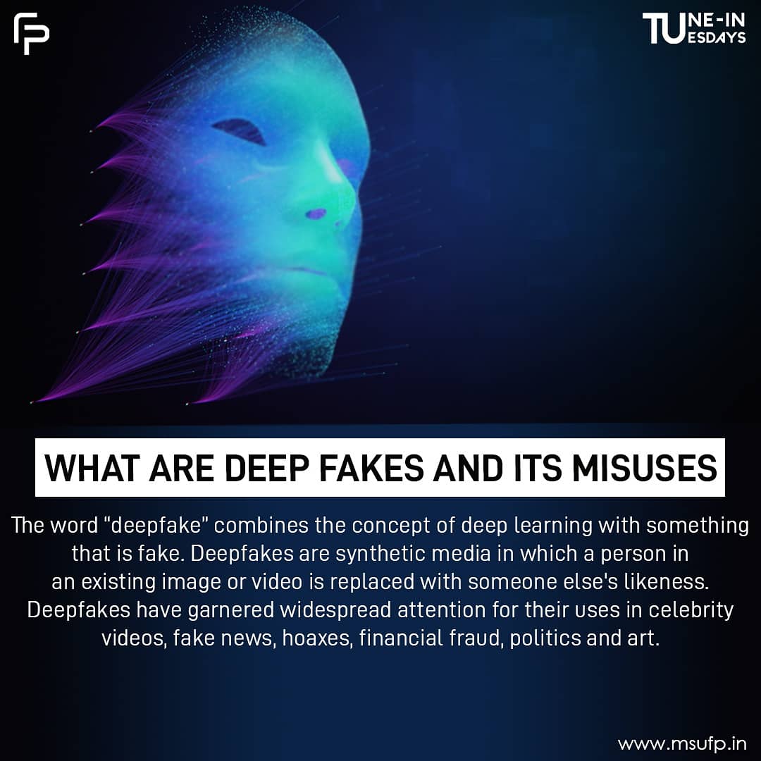 MSU_FootPrints's tweet photo. Believing everything you see? Think again. The rise of artificially generated visual content known as deep fakes is turning fiction into reality. 

#artificialintelligence
#deepfakes
#TechTuesday https://t.co/4XTMuKsYGi
