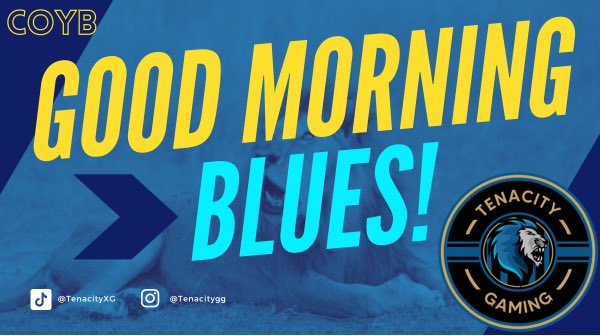 TenacityXG's tweet photo. Good morning Blues!๐
Seize The Day ๐ฆ#TenacityOnTop https://t.co/ZbYdrCtWZI