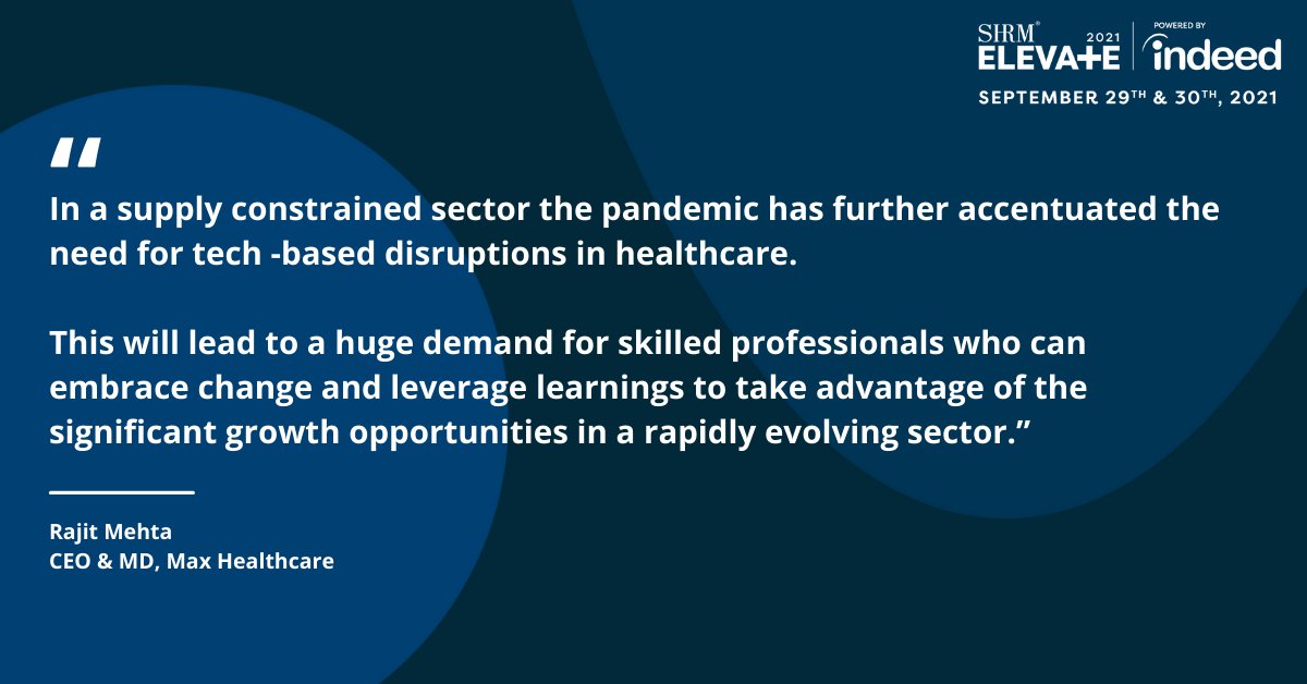 Indeed_India's tweet image. #Elevate2021 is live tomorrow. Catch Rajit Mehta (CEO &amp;amp; MD, @MaxHealthcare) in conversation with @mandybedi. If you haven't already, register now: elevate2021.in #WayToGrow