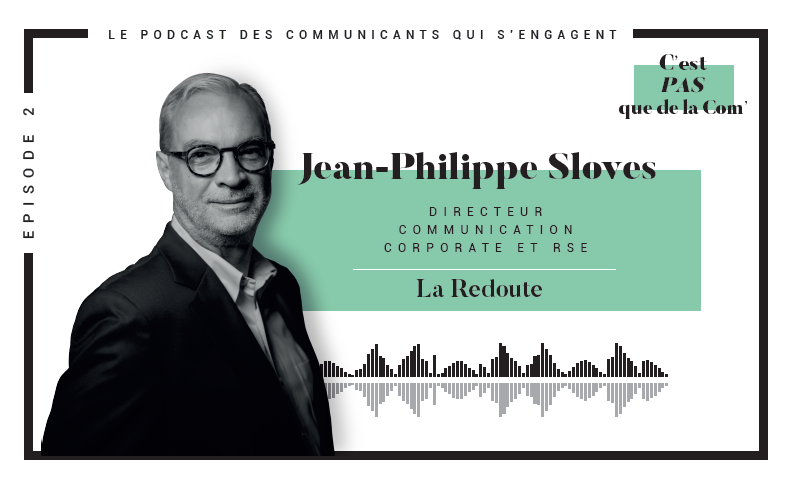 🎙️ #Cestpasquedelacom, le #Podcast qui donne la parole aux #communicants qui s'engagent : l'épisode 2 avec <a href="/jpsloves/">Sloves Jean-Philippe</a>, Directeur de la #Communication #Corporate &amp; de la #RSE de <a href="/LaRedouteFr/">La Redoute</a>, est en ligne !
Pour l'écouter et vous abonner au podcast, rdv sur: podcast.ausha.co/cestpasquedela…