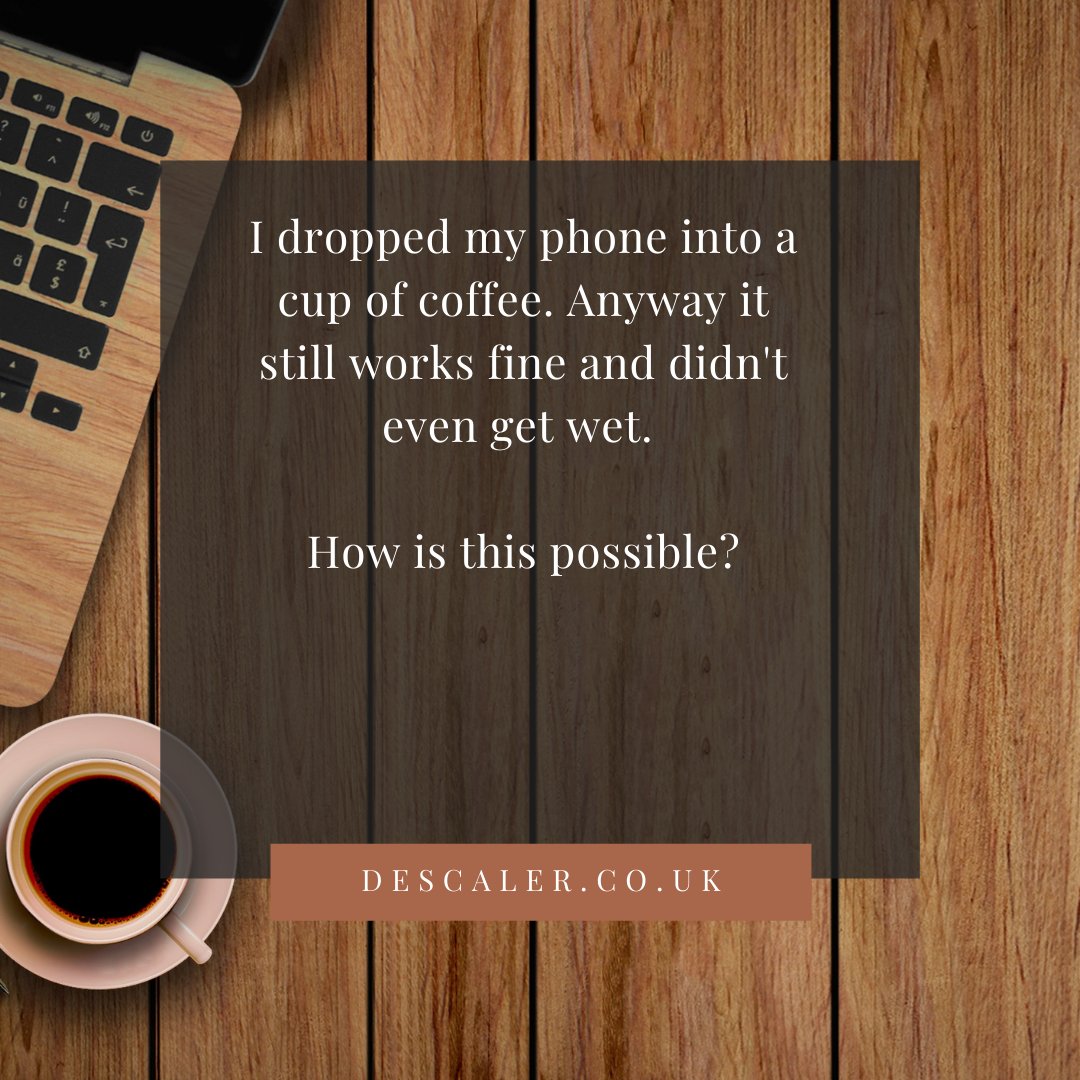 DescalerUK's tweet photo. How is this possible? โ๐ The answer will come tomorrow!๐
#riddle #coffee #brainteaser #descaler https://t.co/6IDI7jmF51
