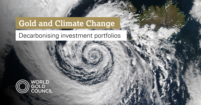 GOLDCOUNCIL's tweet photo. The latest in our series of reports on #gold and #climatechange is out now! Explore the role that gold can play in decarbonising investment portfolios: https://t.co/PGC2HfwVWv https://t.co/MZxFUDKmw3
