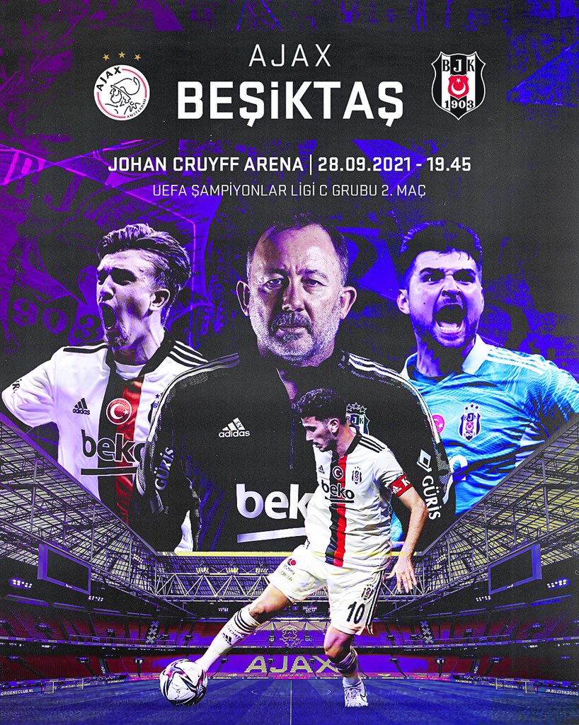 Besiktas's tweet photo. Bugün #BeşiktaşınMaçıVar 🦅

#UCL | #AJABJK https://t.co/tSxkMFokhM