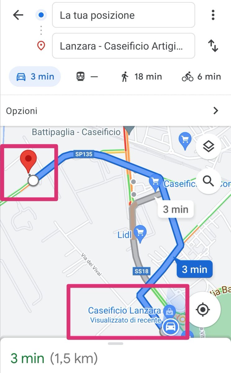 caseif_lanzara's tweet photo. come arrivare al nuovo #caseificiolanzara? È semplicissimo, ecco la distanza in auto dal vecchio...
se avete difficoltà, scriveteci su WhatsApp allo 0828671369 https://t.co/wFcXbfpWXx