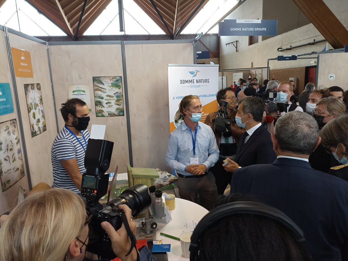 Vendredi dernier, nous étions présents au Congrès des maires de la Somme. 
Le ministre de l’intérieur, <a href="/GDarmanin/">Gérald DARMANIN</a>  est venu à notre rencontre. Ce fut pour nous l’occasion de lui présenter notre association et lui rappeler l’importance de notre action pour le département.