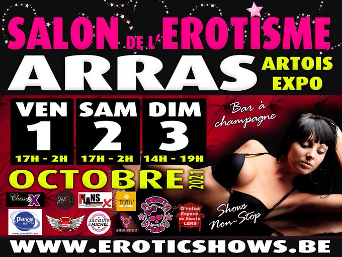 Les salons &eacute;rotique reviennent enfin, RDV ce week-end au salon d'Arras le 1-2 et 3 octobre ! https://t<a href="/tag/sea"class="tags"><span>#sea</span></a><a href="/tag/sexy"class="tags"><span>#sexy</span></a><a href="/tag/seuleaumonde"class="tags"><span>#seuleaumonde</span></a>