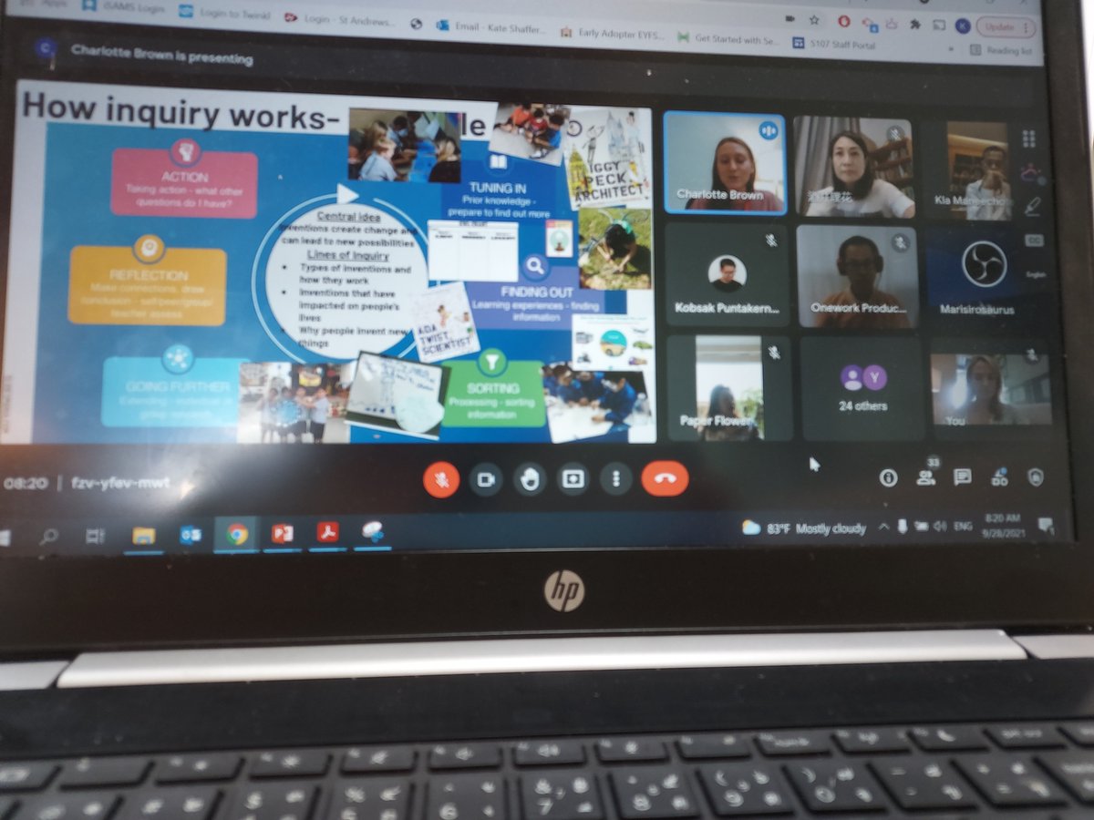 StAndrews_107's tweet photo. Today we welcomed parents online for our curriculum workshop focussing on how we blend the IB PYP &amp; National Curriculum. We explored the inquiry cycle, learner profiles &amp; approaches to learner &amp; shared examples of ways that students can take action at the end of their units! https://t.co/OsspqwL2Fe